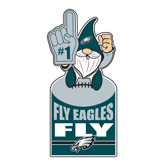 Philadelphia Eagles 30" Metal Gnome 3-in-1 Outdoor Yard Sign
