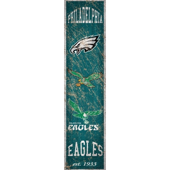 Philadelphia Eagles 6'' x 24'' Vertical Heritage Banner Sign