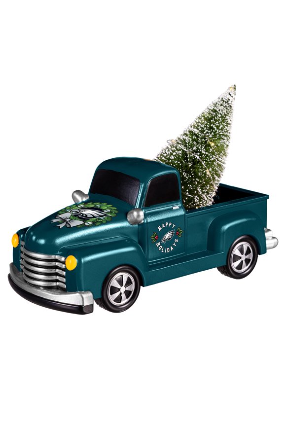 Philadelphia Eagles 9" Holiday Rally Truck LED Statue