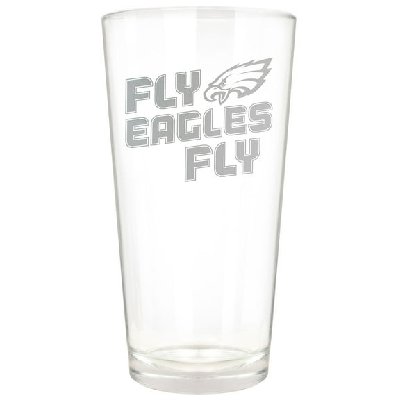 Philadelphia Eagles Etched 16oz. Rally Cry Pint Glass