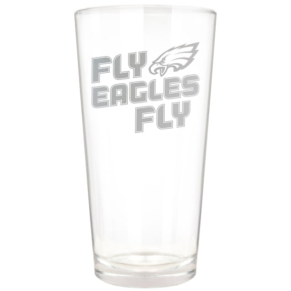 Philadelphia Eagles Etched 16oz. Rally Cry Pint Glass