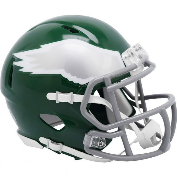 Philadelphia Eagles 1974-1995 Throwback Riddell NFL Speed Mini Helmet