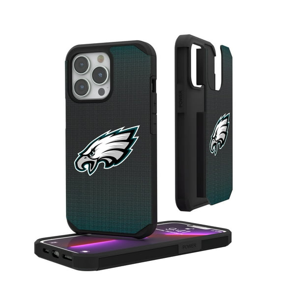 Philadelphia Eagles Linen Logo iPhone Rugged Case