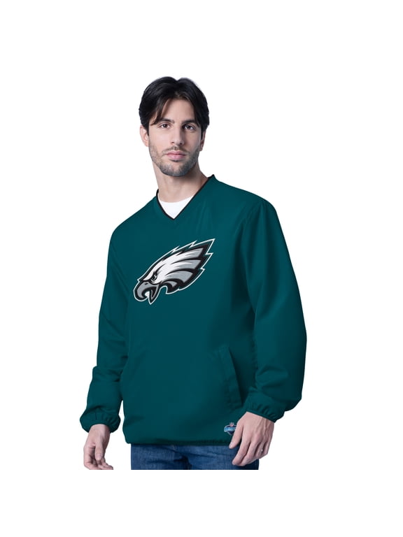 Men's NFL Combine Long Sleeve V-Neck Pullover Jacket