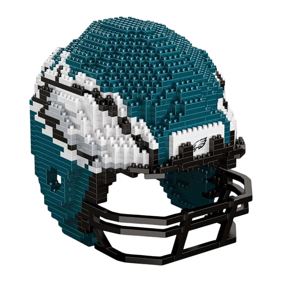 Philadelphia Eagles NFL FOCO BRXLZ Helmet Building Block Set