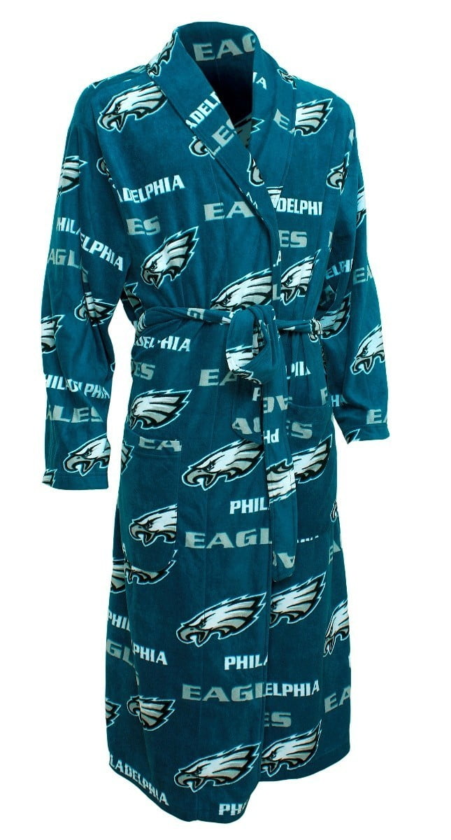 Philadelphia Eagles NFL "Facade" Men's Micro Fleece Robe