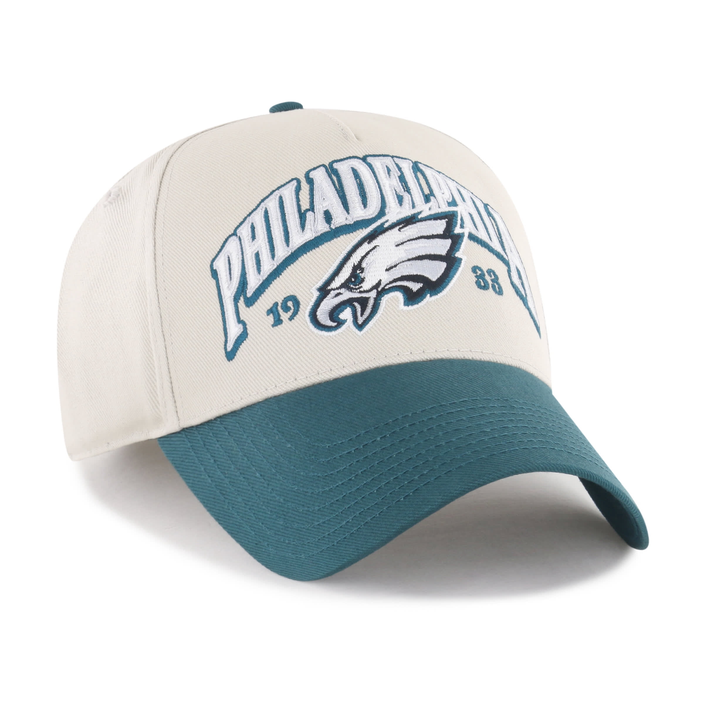 NFL Philadelphia Eagles 2 Tone Arch Script Adjustable Team Hat