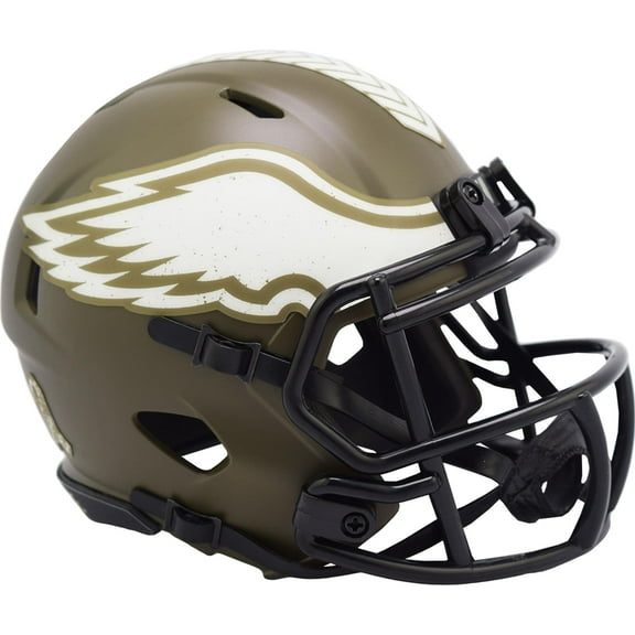 Philadelphia Eagles Riddell 2022 Salute To Service Speed Mini Helmet