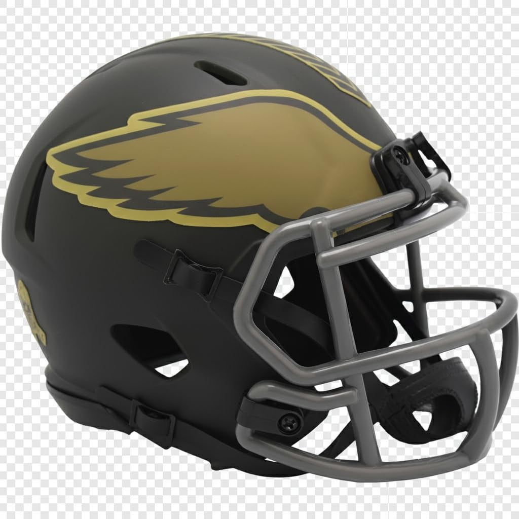 Philadelphia Eagles Salute to Service 2025 Version 4 Mini Speed Football Helmet - New in Riddell Box