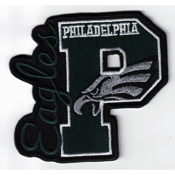 Philadelphia Eagles Varsity P 3in Embroidered Iron / Sew-On Patch