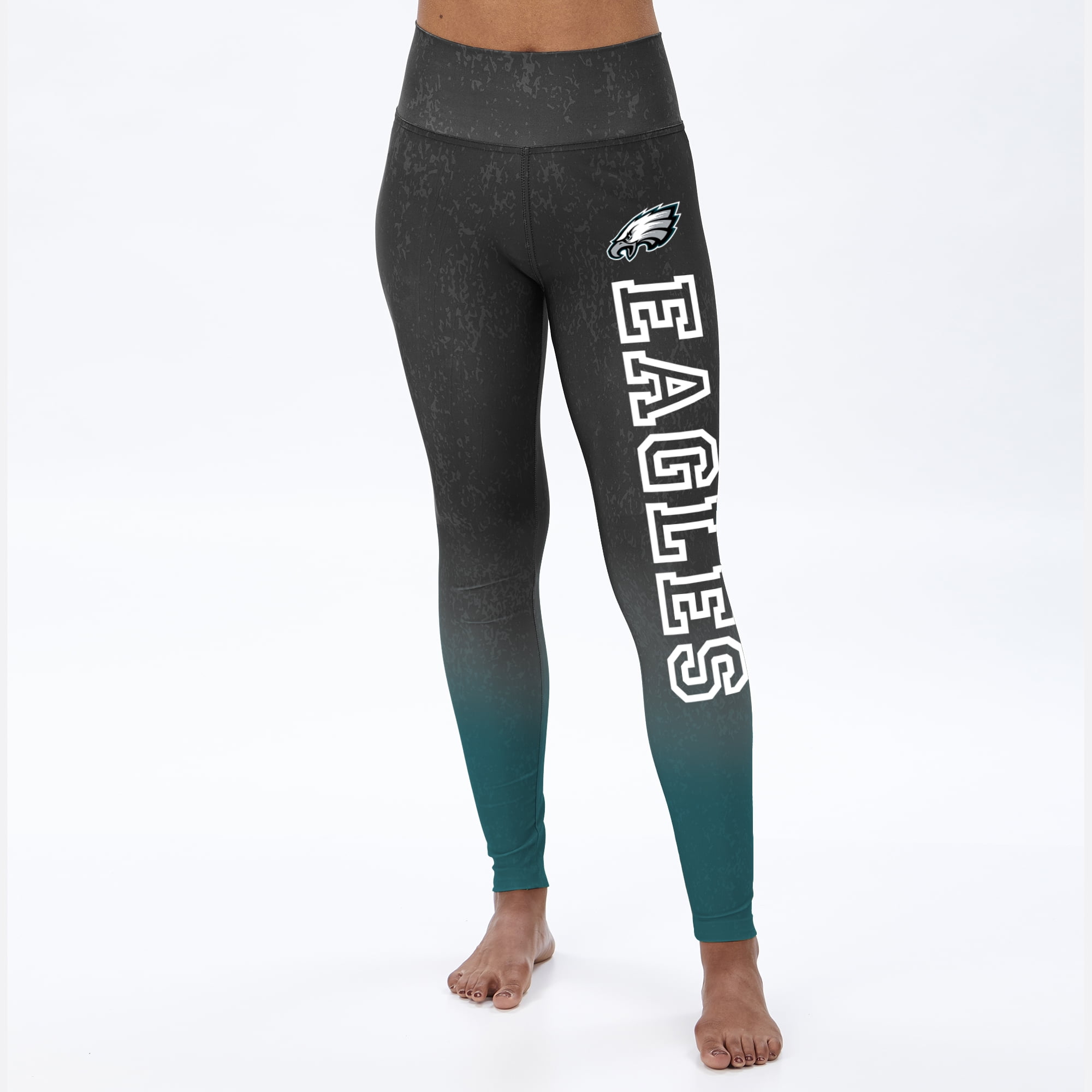 Philadelphia Eagles NFL Women s Distressed Gradient Leggings Walmart