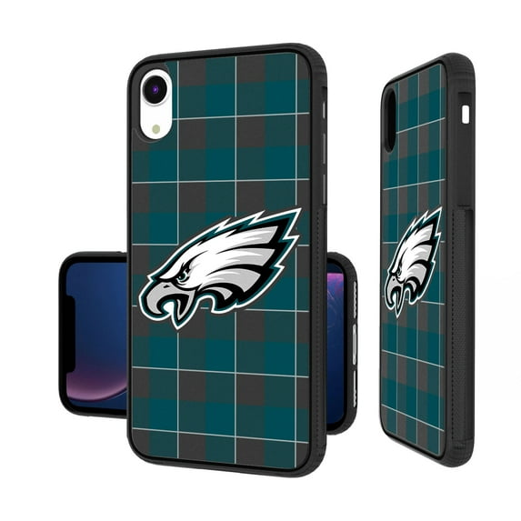 Philadelphia Eagles iPhone Plaid Design Bump Case