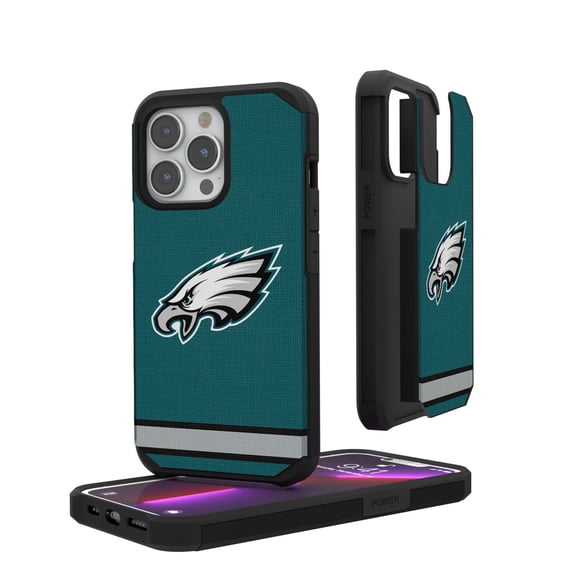 Philadelphia Eagles iPhone Rugged Stripe Design Case