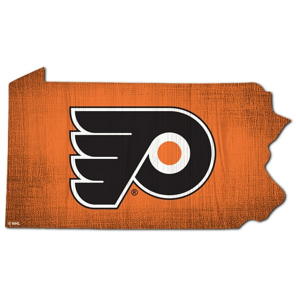Philadelphia Flyers 12" Logo State Sign