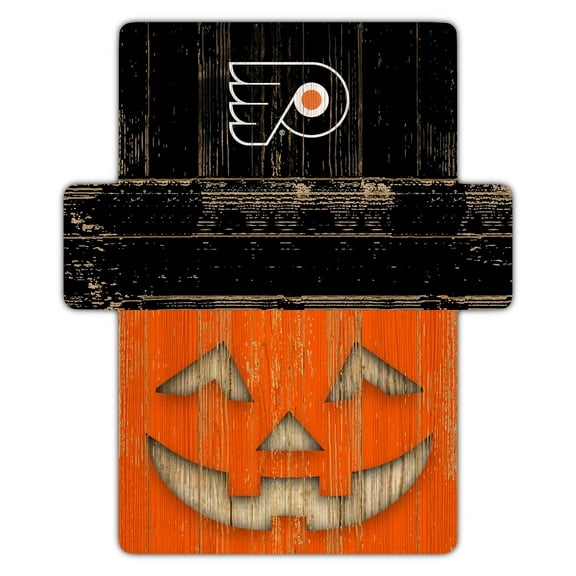 Philadelphia Flyers 12" x 12" Jack-O-Lantern Display