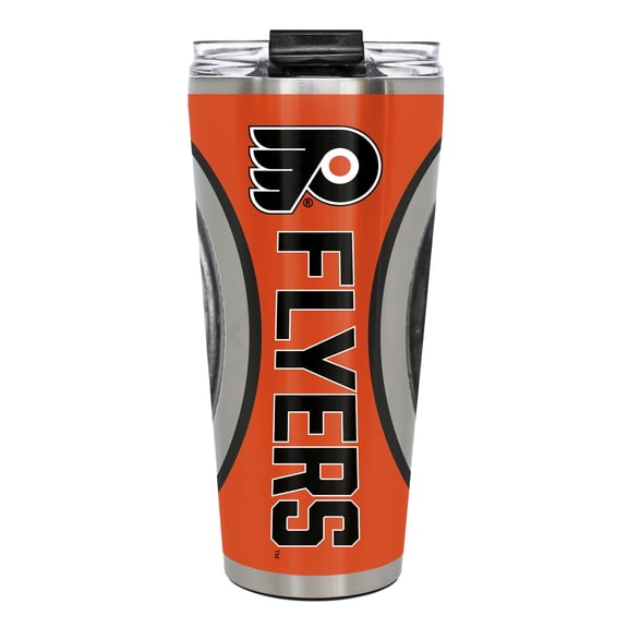 Philadelphia Flyers 32oz Big Slim Game Puck Travel Tumbler