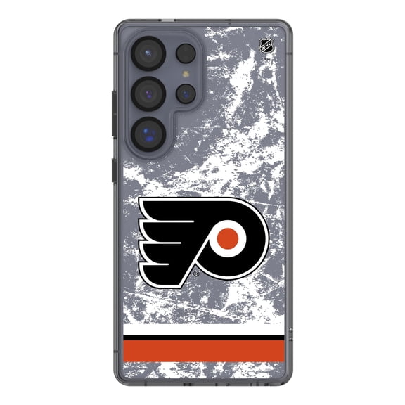 Philadelphia Flyers Galaxy Stripe Clear Ice Case