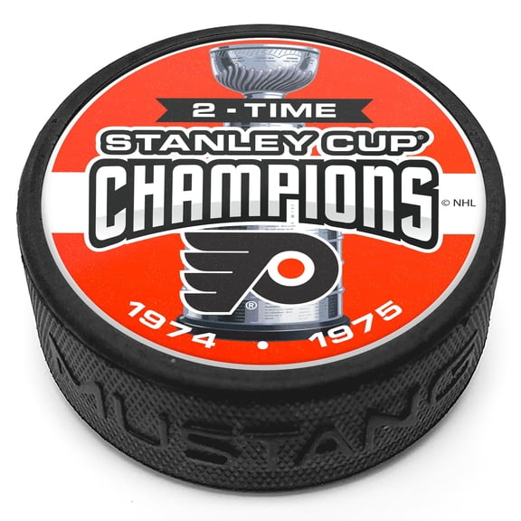 Philadelphia Flyers Two-Time Stanely Cup Champions Puck