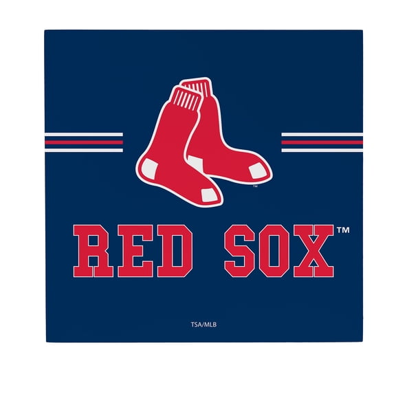Boston Red Sox 12" x 12" Wood Wall Sign
