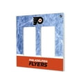 thumbnail image 1 of Philadelphia Flyers Wordmark Double Rocker Lightswitch Plate, 1 of 4