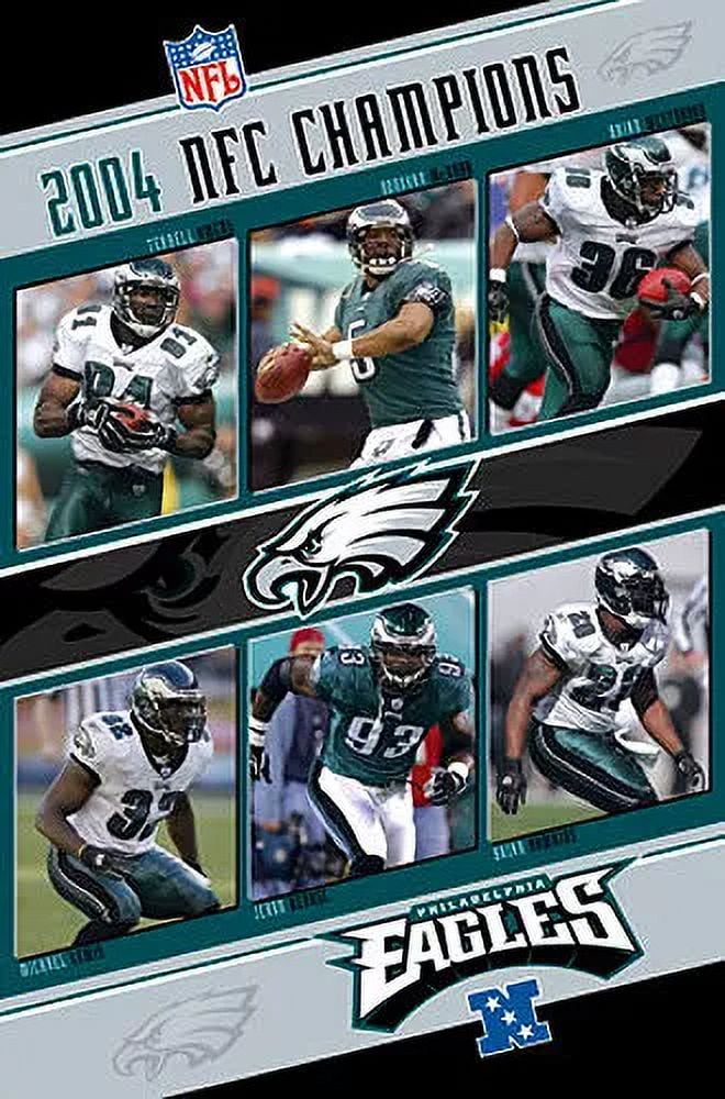 Philadelphia Football 2004 CHAMPS Commemorative Vintage Original 22x34 ...