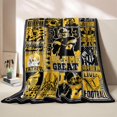 thumbnail image 1 of Philadelphia Football Blanket for Men Women 60"x50", Red Sports Football City Gifts for Team Fans, Football Style Blanket for Sofa Bed Chair, 1 of 6