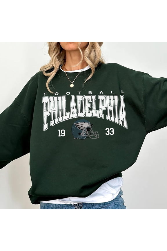 Philadelphia Football Sweatshirt/ Philly Eagle Sweatshirt, Sundays are for the Birds Crewneck Eagle Shirt Bird Gang Football Sunday Game Day