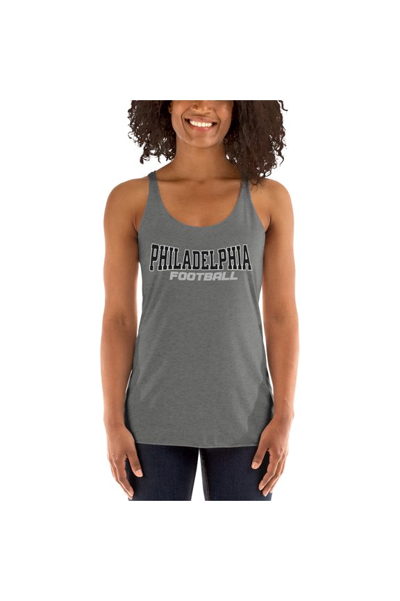 Philadelphia Football T-Shirt, Tank Top Gift for Women (S)