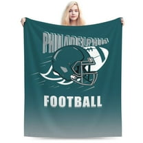 Philadelphia Football Throw Blanket, Soft Lightweight Plush Warm Blankets For Men And Women, Sports Fan Gifts Bed Tapestry For Sofa, Travel 50"X40"