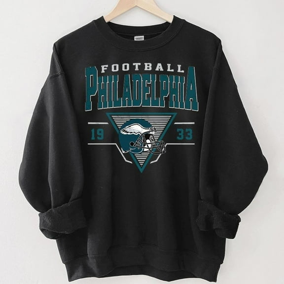 Philadelphia Football Vintage Style Shirt, Gift For Fan Football Unisex Tee ,Black Color,Size M