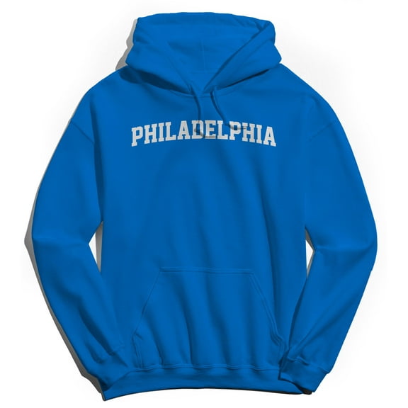 Philadelphia Graphic Royal Men's Cotton Pullover Hoodie