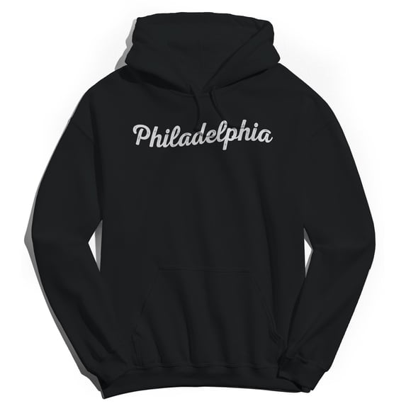 Philadelphia Humor Graphic Black Men's Crewneck Sweatshirt Hoodie