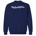 thumbnail image 1 of Philadelphia Humor Graphic Navy Men's Crewneck Sweatshirt, 1 of 1