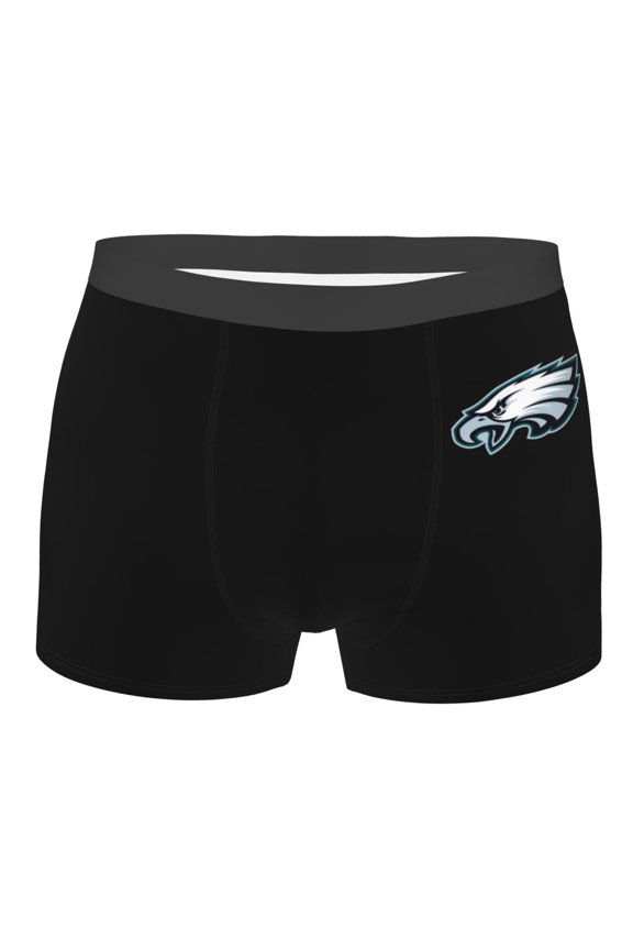 Philadelphia Men's Boxer Briefs American Football Customized Briefs Adult Boxer Briefs Stretch Fabric and Elastic Waistband Fan Gifts