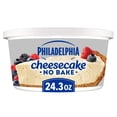 thumbnail image 1 of Philadelphia No Bake Cheesecake Filling, 1 Tub, for Quick and Easy Desserts, Original, No Artificial Preservatives, Flavors or Dyes, 24.3 oz, 1 of 15