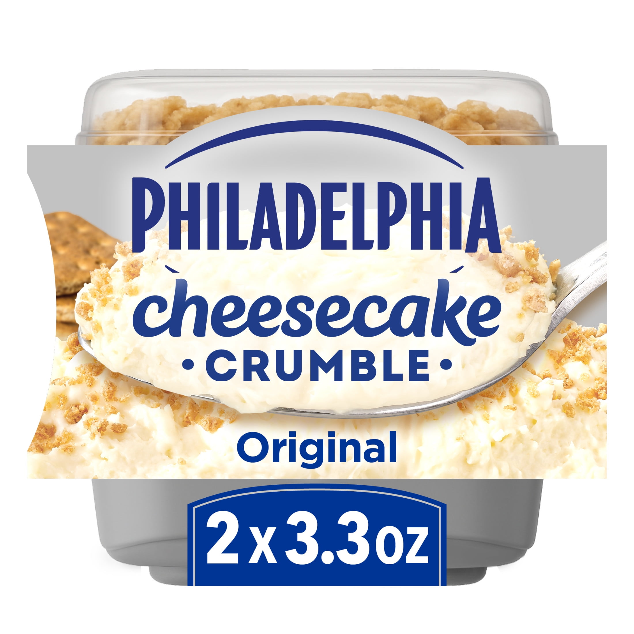 Philadelphia Original Cheesecake Crumbles, 2 ct Pack, 3.25 oz Cups