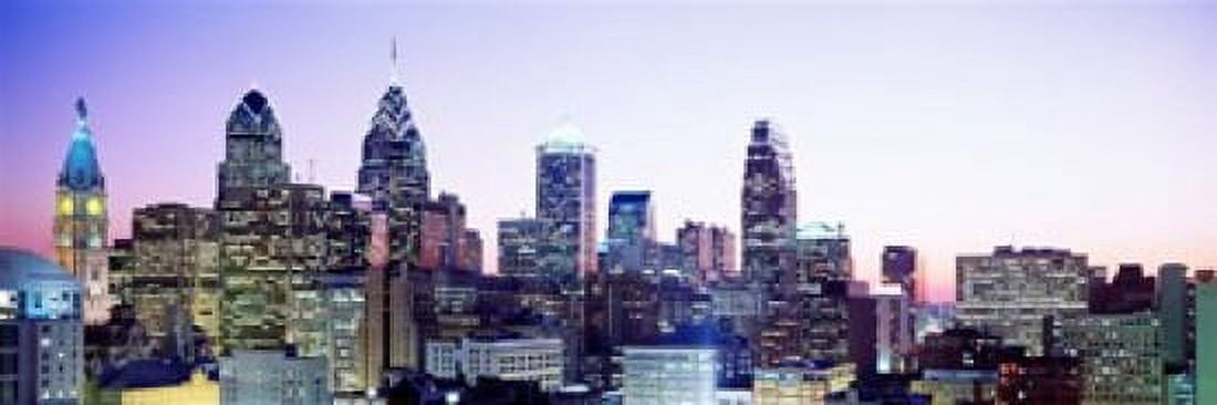 Philadelphia PA Canvas Art - Panoramic Images (18 x 6)