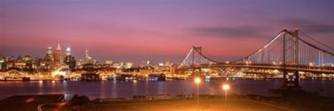 Philadelphia PA Canvas Art - Panoramic Images (18 x 6)