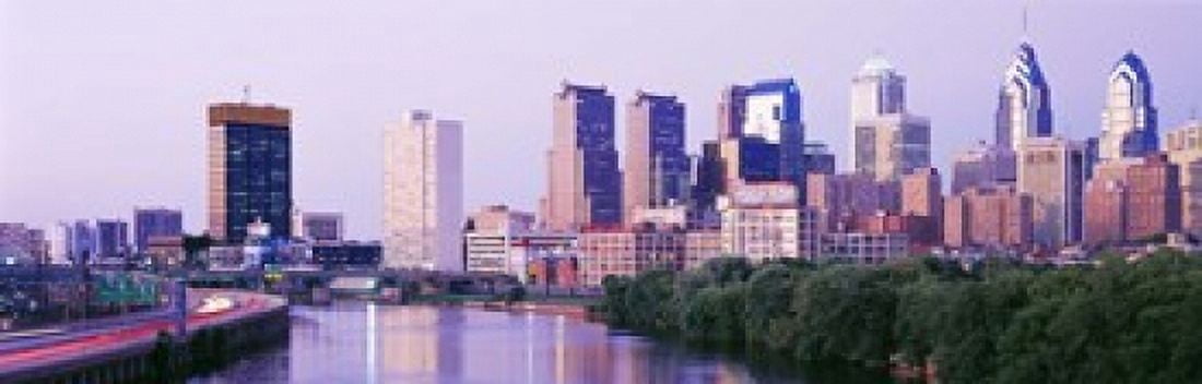 Philadelphia PA Canvas Art - Panoramic Images (18 x 6)