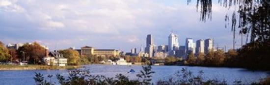 Philadelphia PA Canvas Art - Panoramic Images (36 x 12)