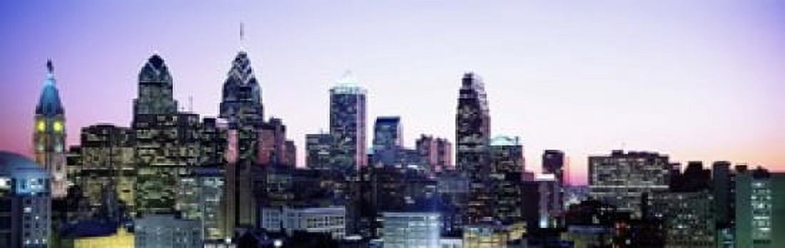 Philadelphia Pennsylvania USA Canvas Art - Panoramic Images (18 x 6)