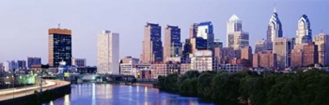 Philadelphia Pennsylvania USA Canvas Art - Panoramic Images (18 x 6)