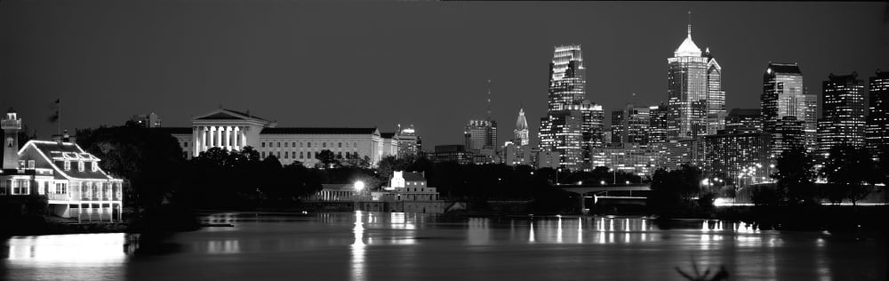 Philadelphia Pennsylvania USA Canvas Art - Panoramic Images (6 x 18)