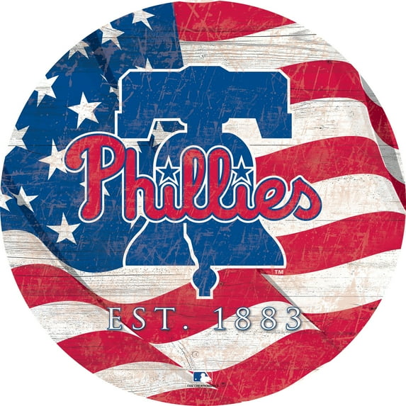 Philadelphia Phillies 12" Team Color Flag Sign