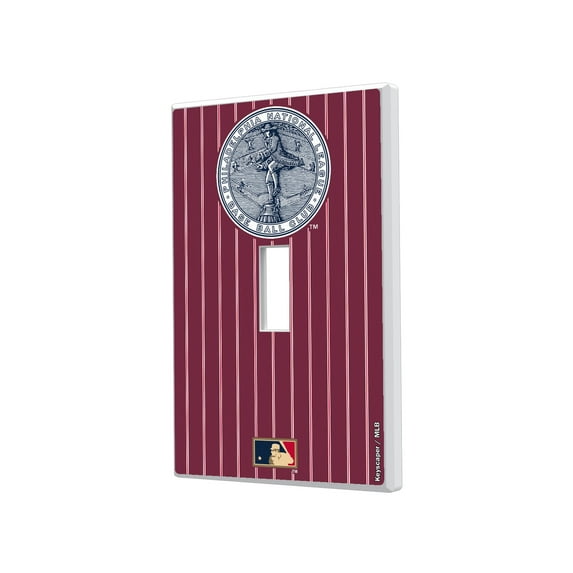 Philadelphia Phillies 1915-1943 Cooperstown Pinstripe Single Toggle Light Switch Plate
