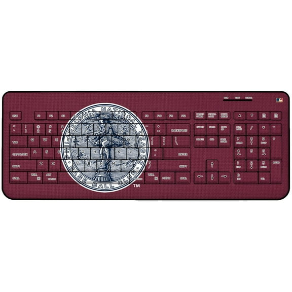 Philadelphia Phillies 1915-1943 Cooperstown Solid Design Wireless Keyboard