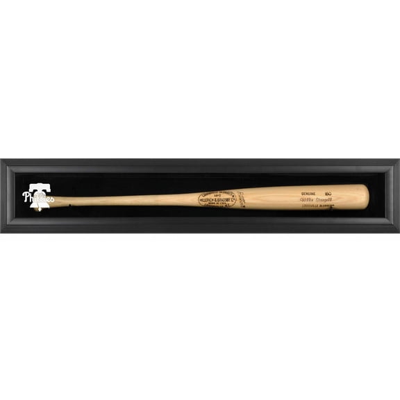 Philadelphia Phillies 2019 Logo Black Framed Single Bat Display Case - Fanatics Authentic Certified