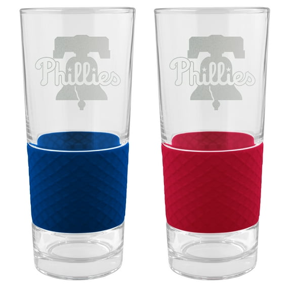 Philadelphia Phillies 22oz. Logo Score Pint Glass Two-Piece Set