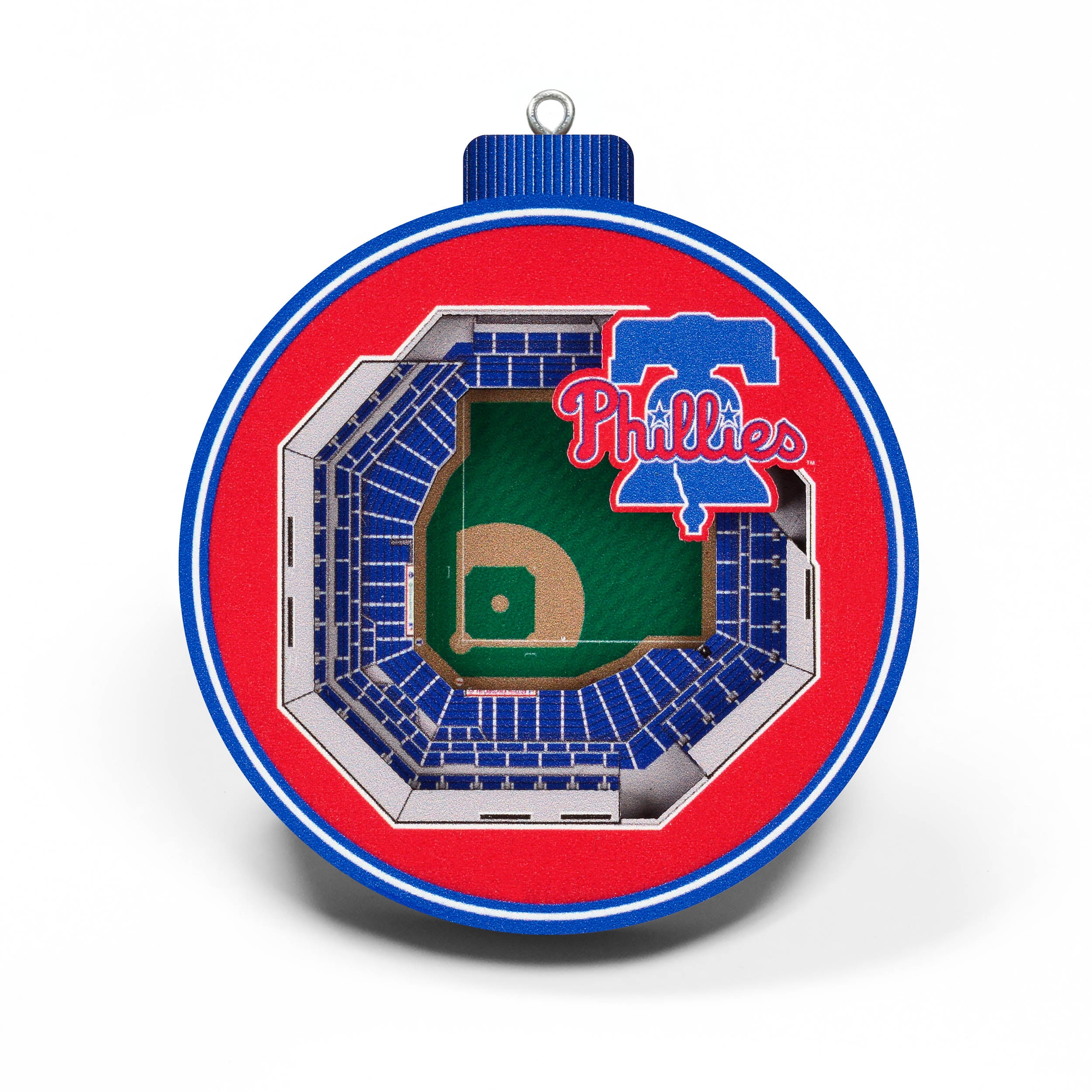 YouTheFan MLB Philadelphia Phillies 3D StadiumView Ornament
