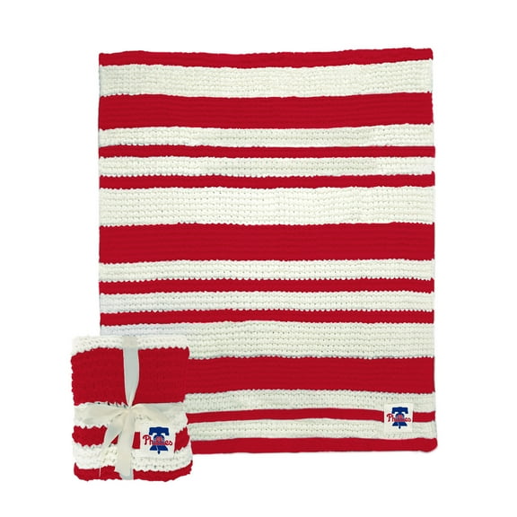 Philadelphia Phillies 50" x 60" Cable-Knit Throw Blanket